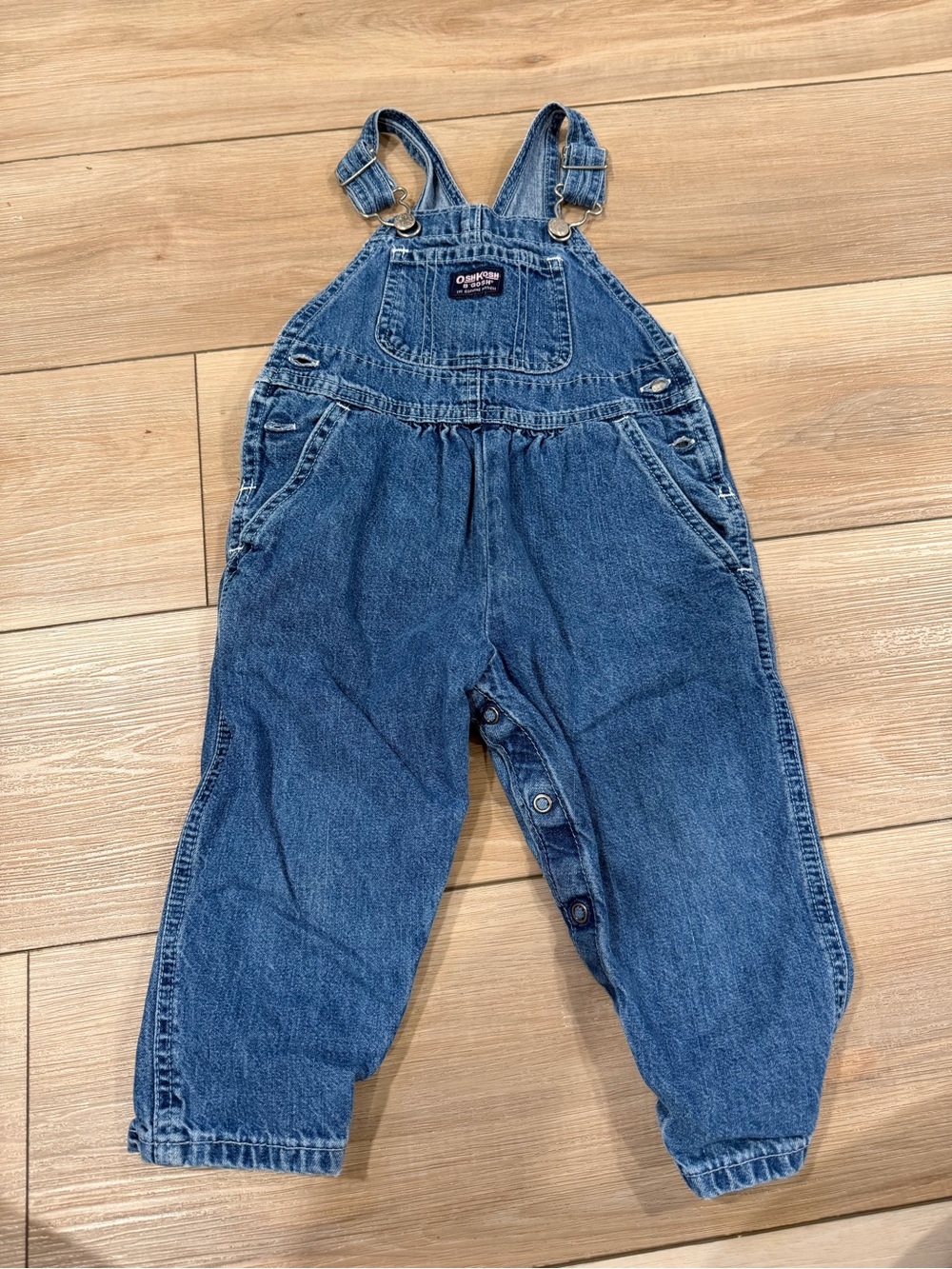 OshKosh B'gosh Classic Dark Blue Denim Overalls